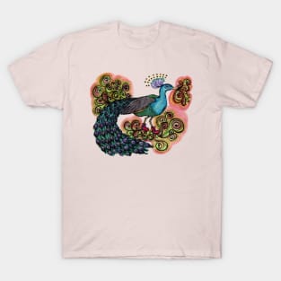 Sneaky Sneaker Peacock T-Shirt